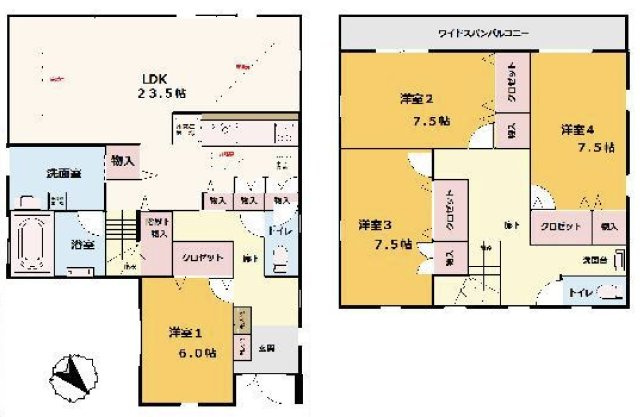 【間取り】 | 杉戸町杉戸　中古戸建
