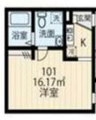 北区浮間３丁目の賃貸マンションの間取り