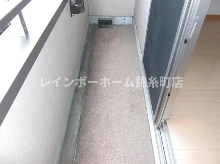 ハイツクレールのバルコニー