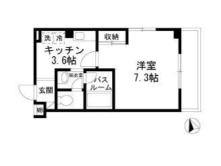 ハイツクレールの間取り