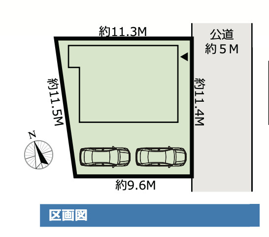 【区画図】 | 北葛飾郡杉戸町倉松4丁目　中古戸建
