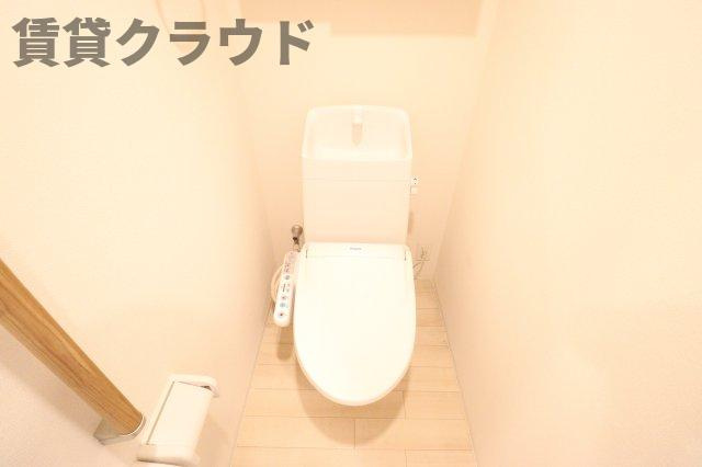 パークサイド八幡宿のトイレ|清潔感のあるトイレです