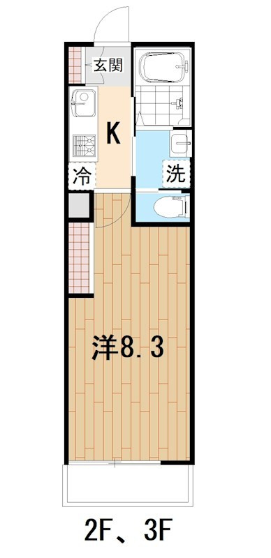 RIS参番館 の間取り