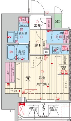 ファーストフィオーレ塚本ウェルビングの間取り