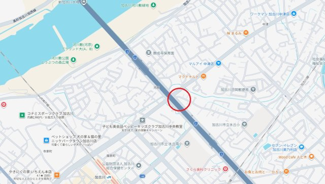 加古川市加古川町河原　　JR「加古川駅」徒歩11分の地図