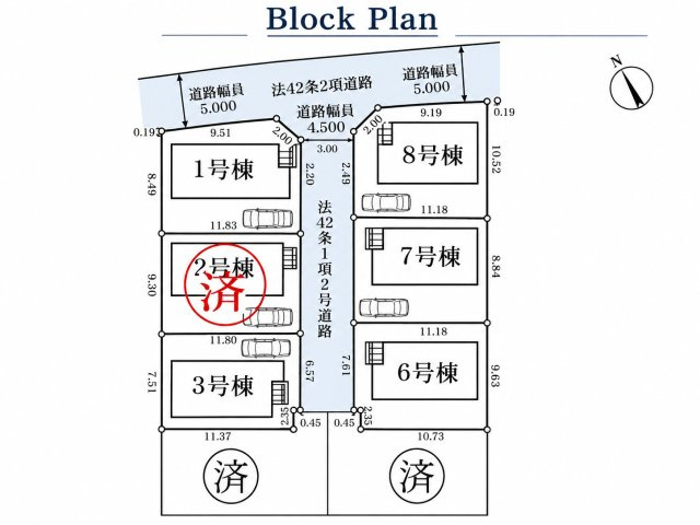 調布市富士見町3丁目 京王線 西調布駅 新築戸建の区画図