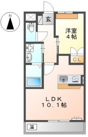 サンライズ戸田の間取り