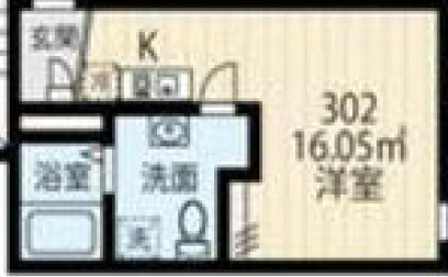 北区浮間３丁目の賃貸マンションの間取り
