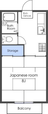 ドリームハウス岡村の間取り|※和室8帖になります