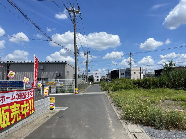 【前面道路含む現地写真】 | 久喜市菖蒲町菖蒲　新築戸建　全9棟　9号棟