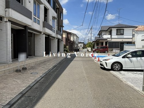 【仲介手数料０円】厚木市金田4期　新築一戸建て　全7棟の前面道路含む現地写真|厚木市金田4期　新築一戸建て　全7棟