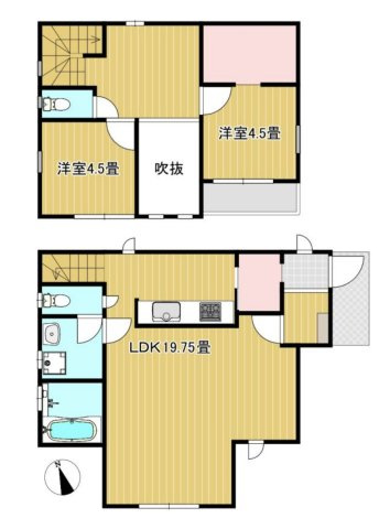 【間取り】 | 宮代町宮代台1丁目　中古戸建