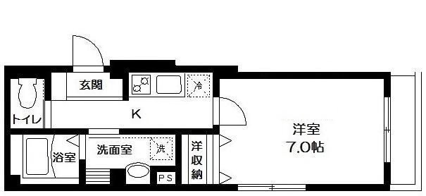 ジプソフィリアの間取り|間取りです。