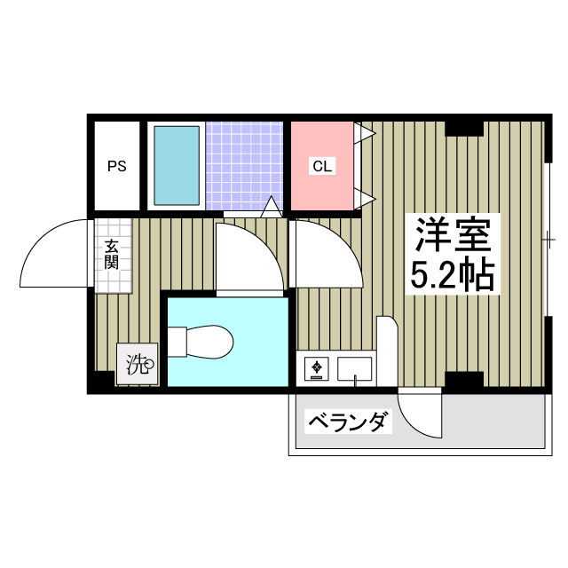レモンハイツⅢの間取り