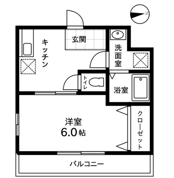 フローラルパレス大成の間取り