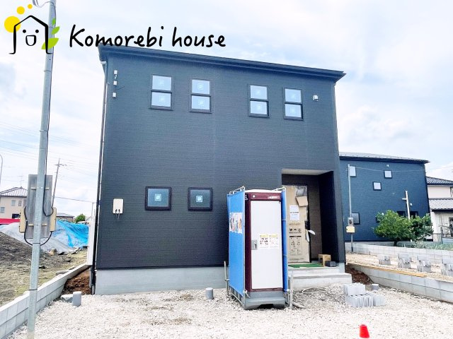 上尾市平方　2期　新築一戸建て　リーブルガーデン　01の外観|8/17撮影