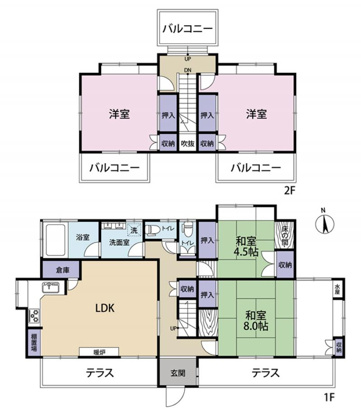 【間取り】 | 熱海自然郷　戸建