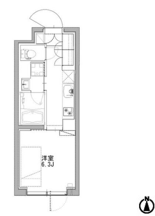 Cube　Nの間取り