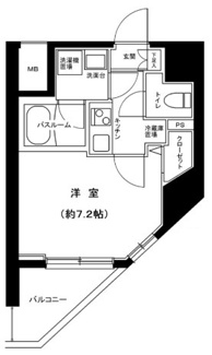 【間取り】 | スカイコートプライム亀戸 | 間取りです。