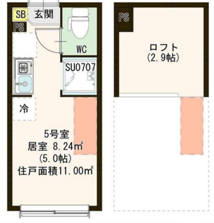 ヴィラ練馬春日町の間取り