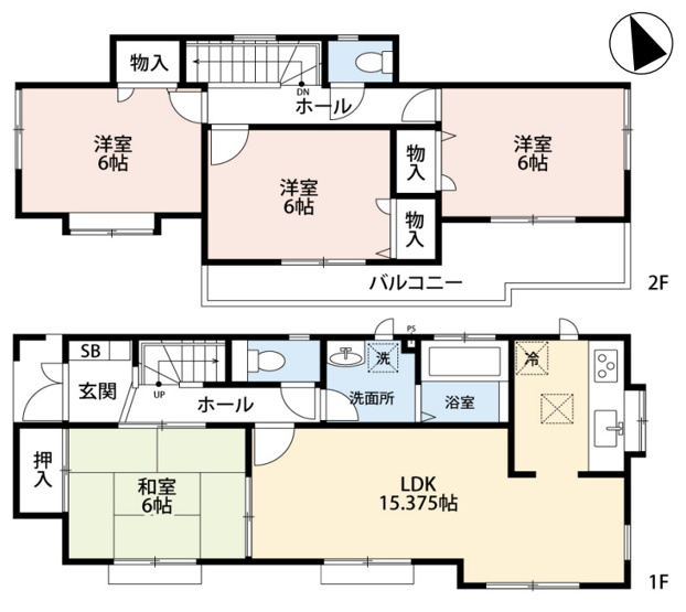 【間取り】 | 久喜市下早見　中古戸建