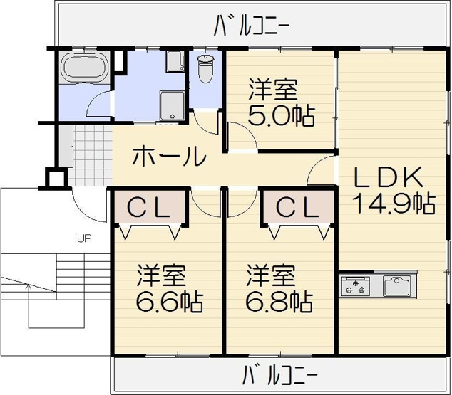 【間取り】 | マンションＴ＆ＳII