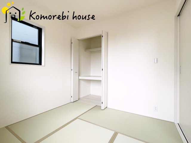 上尾市平方　2期　新築一戸建て　リーブルガーデン　02の和室|ゆったりとくつろげる和室です
