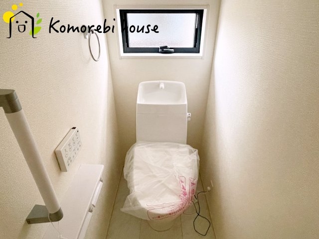 上尾市平方　2期　新築一戸建て　リーブルガーデン　02のトイレ|トイレも気になるポイント