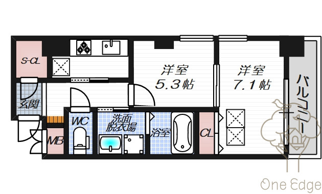 CUOREの間取り