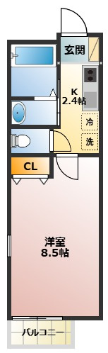 【間取り】 | リバーサイドイズミ | 使いやすい間取りです
