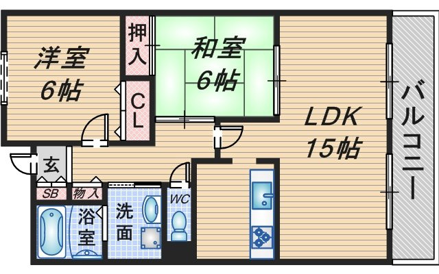 GMY千里園の間取り