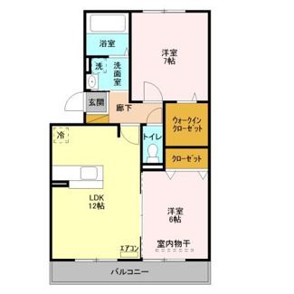 【間取り】 | プリムヴェール　十番館 | 間取りです。