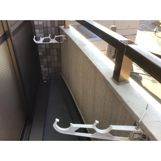 練馬区上石神井１丁目の賃貸マンションのバルコニー