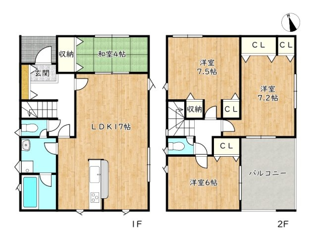 【間取り】 | 姫路市大塩町第5／全2棟