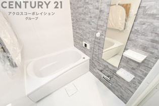 ユニットバスは省スペースでありながら、シンプルな設計と使いやすさを備え、簡便なメンテナンスが可能です。またミラー・小物置き場もあり便利です。
