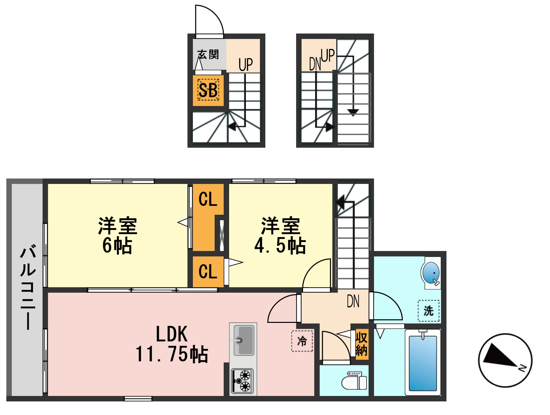 メゾンさつきの間取り