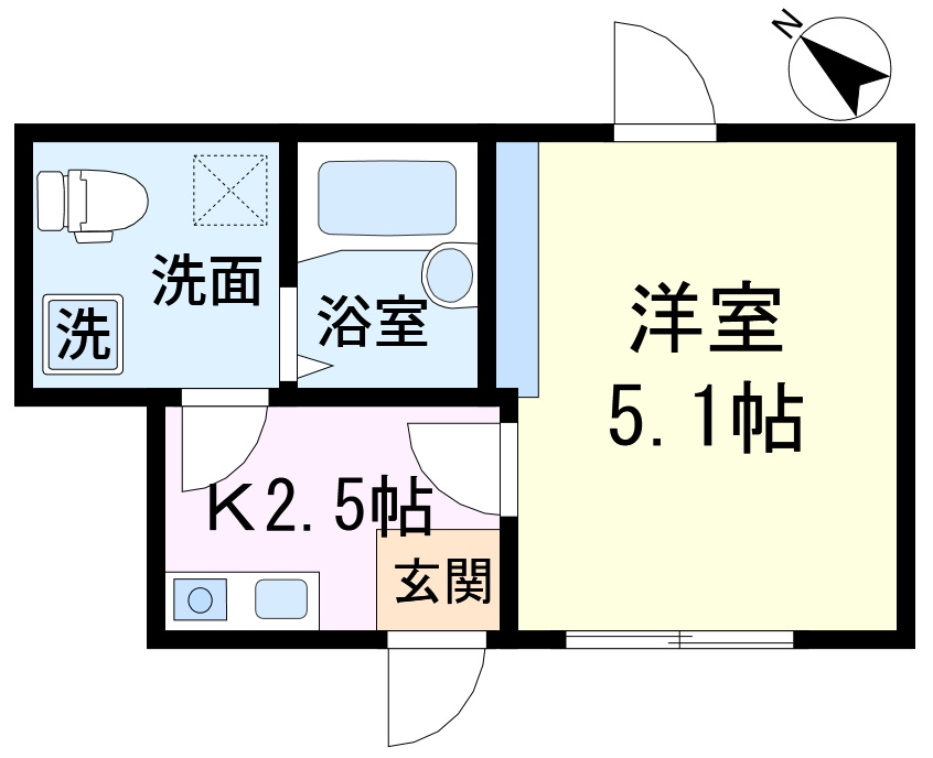 サザンロード新小岩Ⅱの間取り
