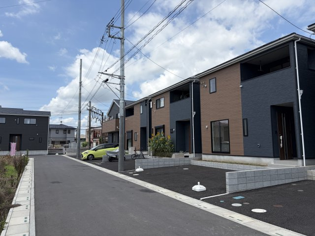 【前面道路含む現地写真】 | 宮代町百間第8 Ⅰ期　新築戸建　全10棟　9号棟