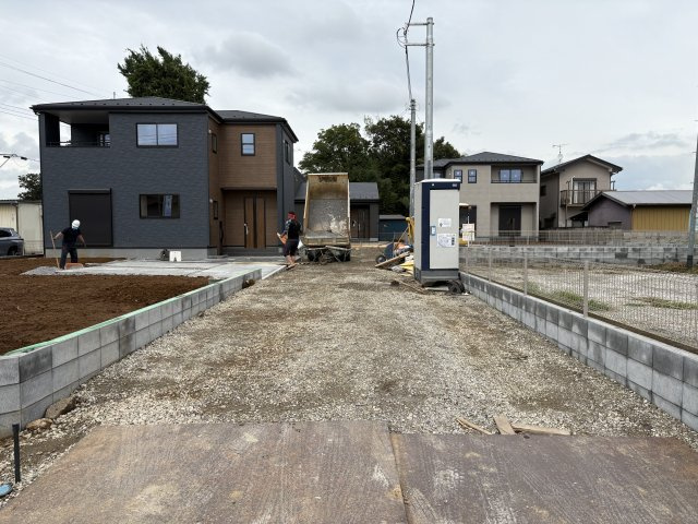 【前面道路含む現地写真】 | 杉戸町下高野第6　Livele Gardebn.S　新築戸建　全3棟　3号棟 | 9/15撮影