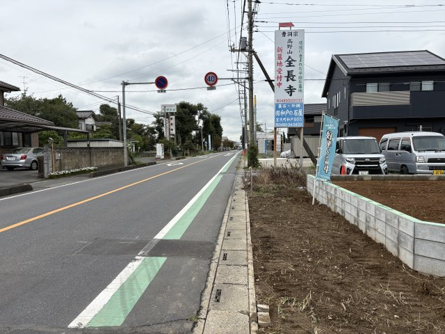 【前面道路含む現地写真】 | 杉戸町下高野第6　Livele Gardebn.S　新築戸建　全3棟　3号棟 | 9/15撮影