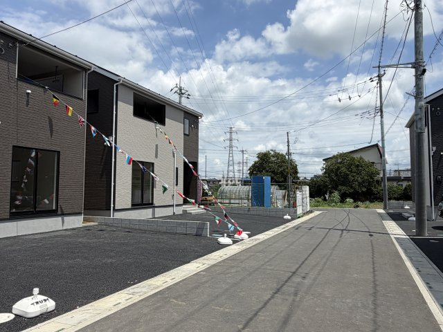 【前面道路含む現地写真】 | 宮代町百間第8 Ⅱ期　新築戸建　全9棟　12号棟