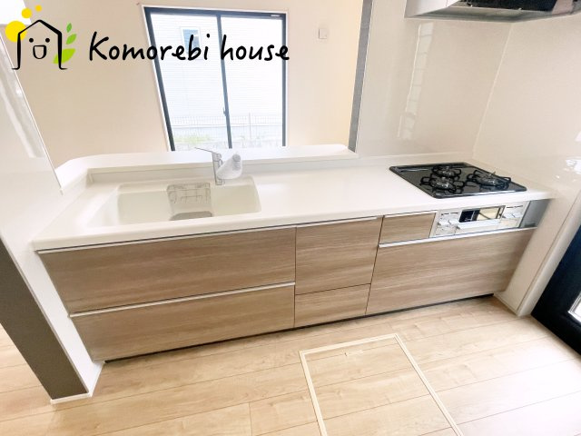 上尾市平方　2期　新築一戸建て　リーブルガーデン　03のキッチン|キッチンでお料理をお楽しみください