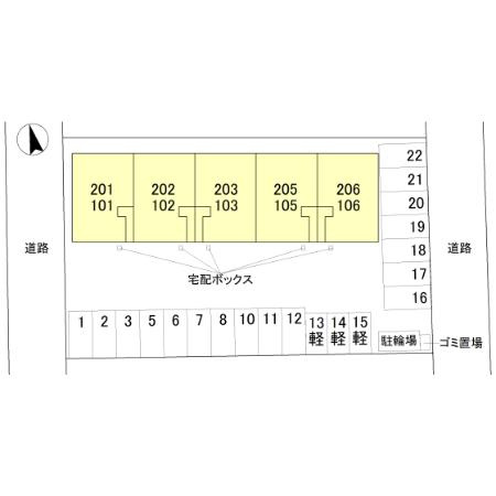 【区画図】 | Ｄブルー・東城南