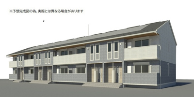 【外観】 | Ｄブルー・東城南 | 完成予想図