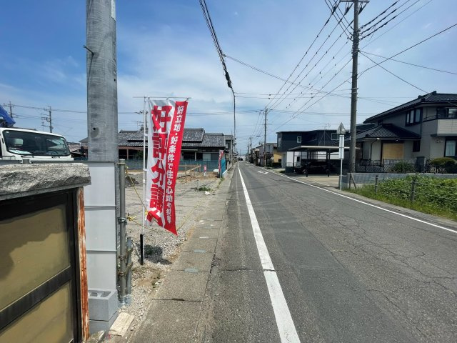 新築戸建・新築建売　伊勢崎市境1期　境小学校・境南中学校の前面道路含む現地写真