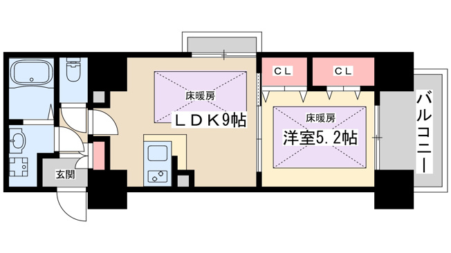 【間取り】 | ノルデンハイム江坂2