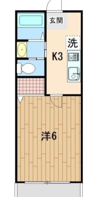 Espacio芝Aの間取り