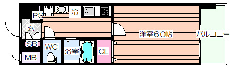 【間取り】 | プレミアムステージ新大阪駅前Ⅱ