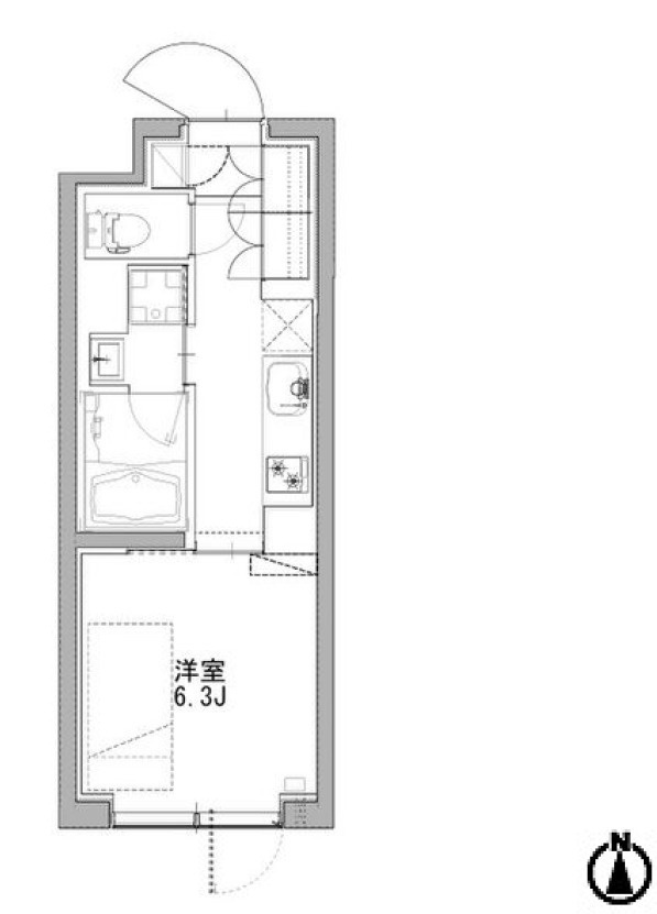 Cube　Nの間取り