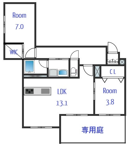 【間取り】 | ポジターノ